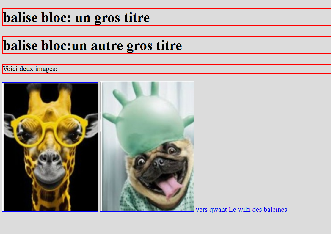 pb affichage